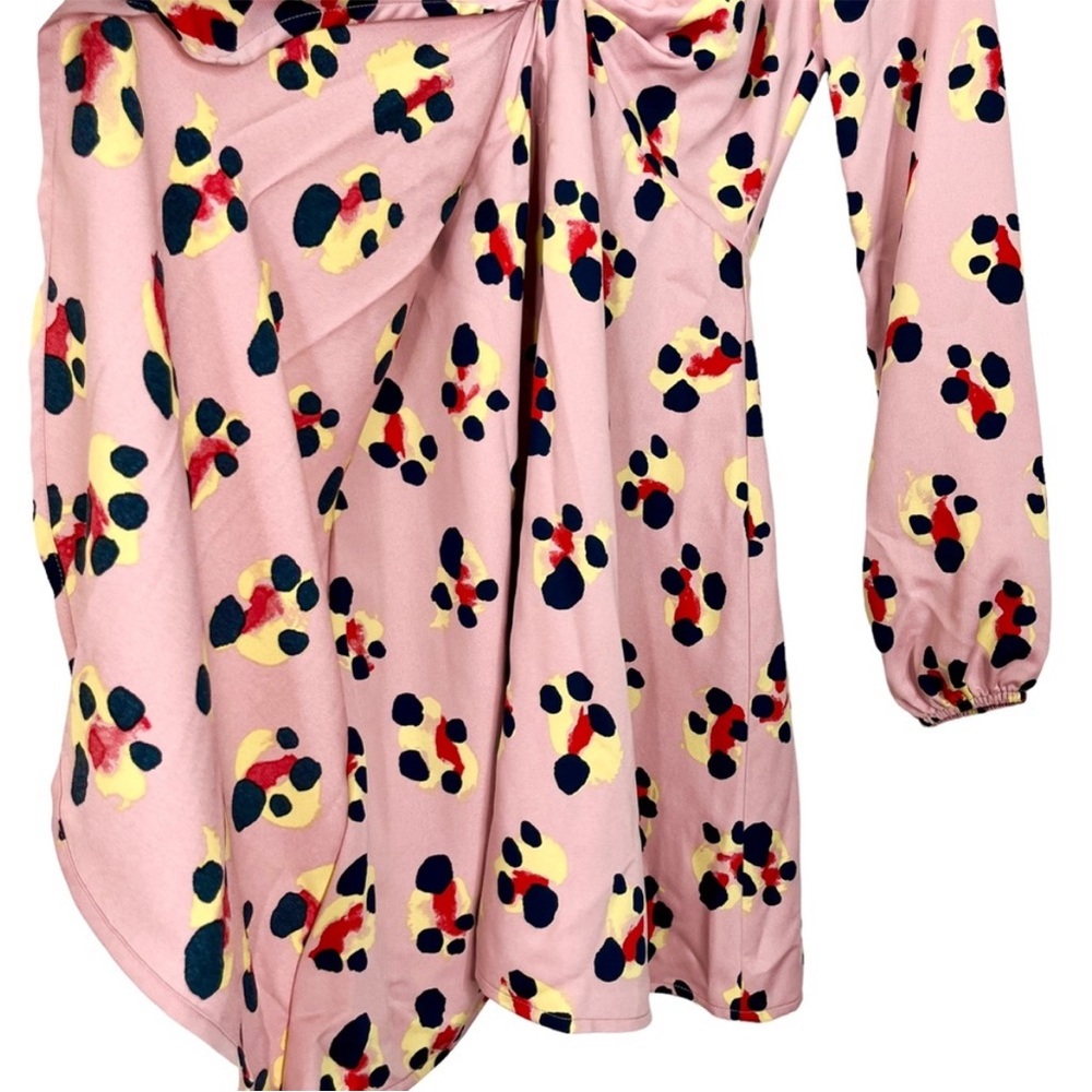 Bcbgeneration Printed Long Sleeve V-Neck Mini Dre… - image 6